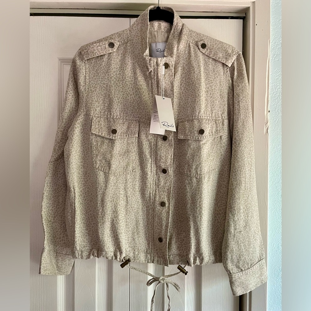 BNWT Rails Snow Leopard Jacket